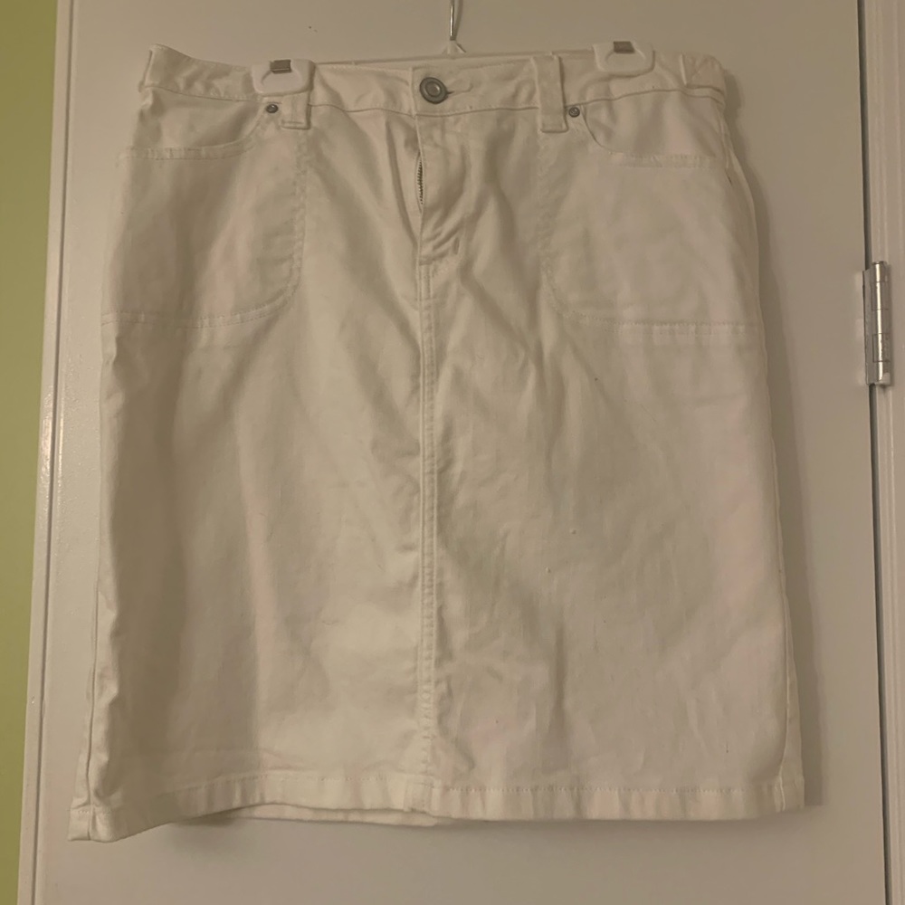 Tribal Denim Miniskirt